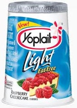 Yoplait Yogurt Light Fat Free Raspberry Cheesecake